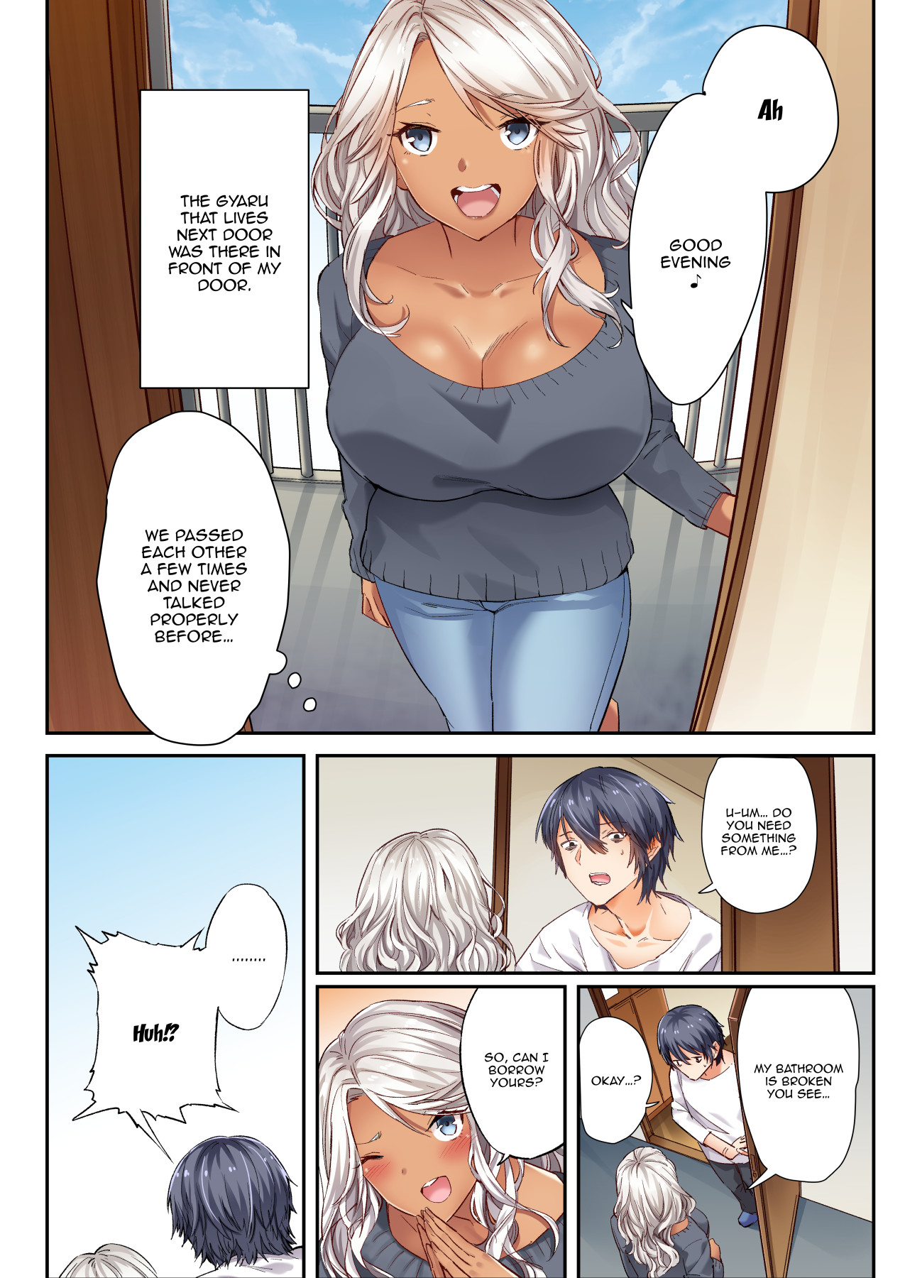 Hentai Manga Comic-The Gal Next Door Looks Erotic But Is A Surprisingly Nice Person-Read-3